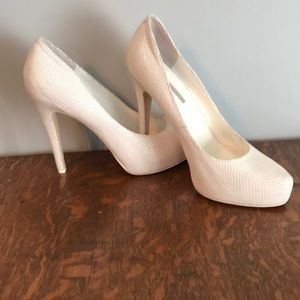 BCBGeneration white heels
